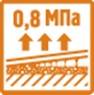прочность сцепления - 0,8 МПа