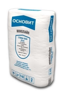 Инновации легкой стяжки Основит Иннолайн Т-43! Инновации легкой стяжки Основит Иннолайн Т-43!